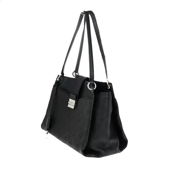 LOUIS VUITTON Sevres Shoulder Bag Monogram Mahina Leather Black - Picture 5 of 7